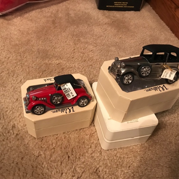 Waltham Vintage Automobile Mini Clock x 2 - Picture 7 of 8